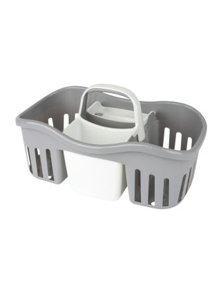 8562532 Casabella Day and Night Caddy - Grey/White-main-1