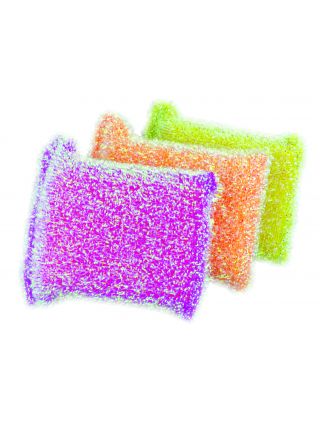 8511305 Casabella Non-Scratch Sparkle Scrubby Sponges, Color May Vary (Pack of 2)-main-1