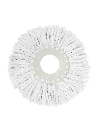 8585335 Casabella Spin Cycle Mop Head Refill, 1-Count, White-main-1