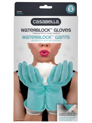 8546100 Casabella Aqua Waterblock Premium Gloves Blue, Small-main-1