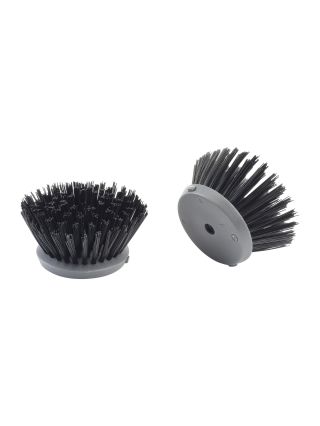 Casabella Eco-Friendly Round Dish Brush with Scraper 9.5