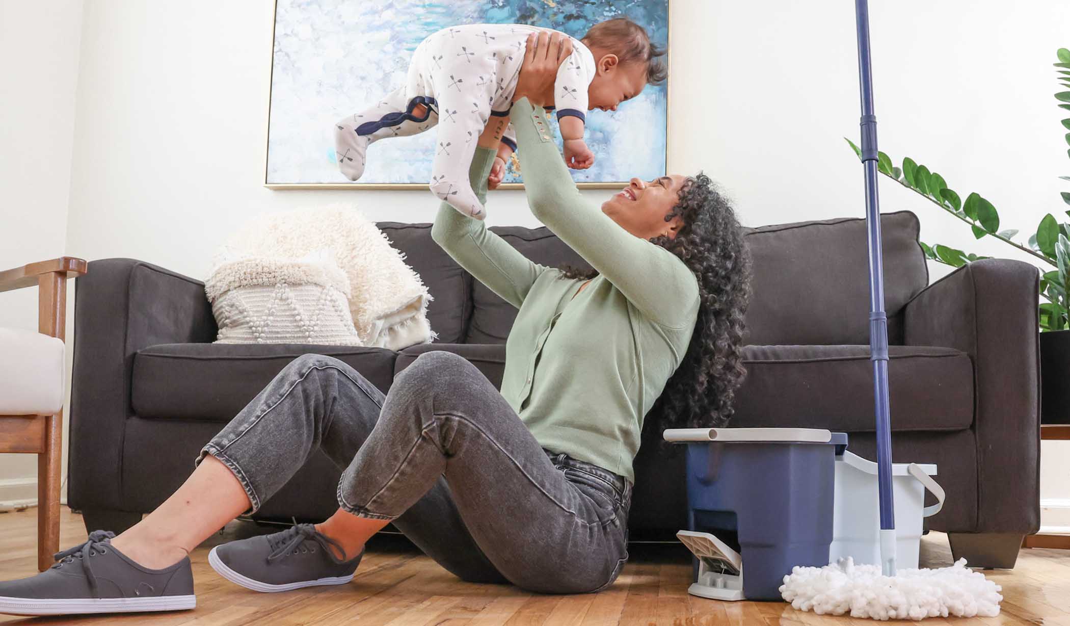 Spin Mop Magic: Keeping Your Home Clean with Kids and Pets