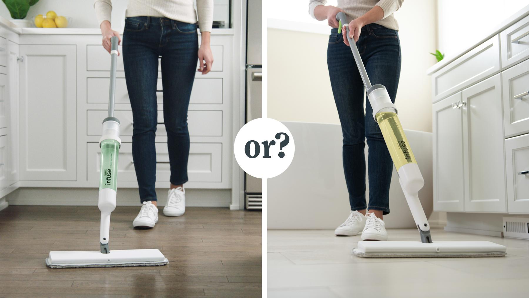 Choosing the right floor cleaner.